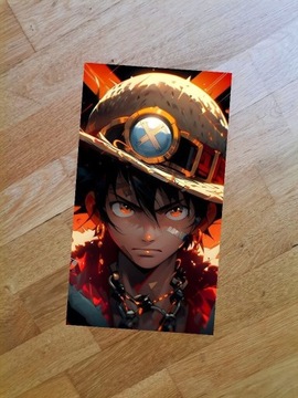 Plakat 21x29cm One Piece anime manga unikat