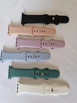 Kolorowe opaski do Apple watch bands 38, 40, 41 mm, nowe