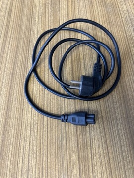 Kabel komputerowy koniczynka 1,8m czarny
