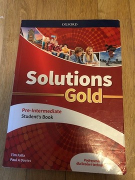 Solutions gold pre-intermediate Student’s book