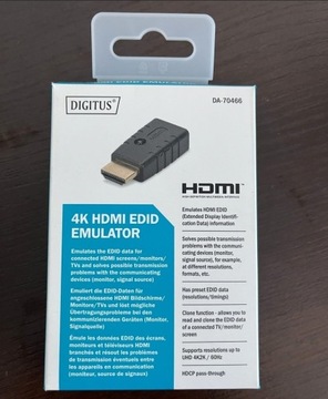 Emulator EDID dla sygnału HDMI Digitus DA-70466