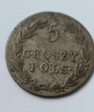5 Groszy Polskie 1821 r.