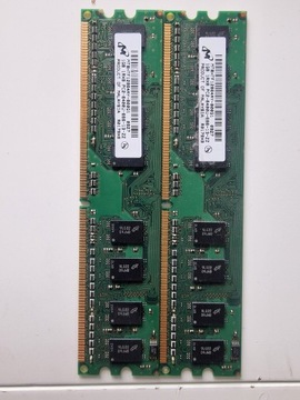 2GB MICRON MT8HTF12864AY-800G1 1GB PC DDR2 PC6400