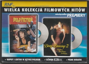 Pulp Fiction i Dirty Dancing 2 DVD