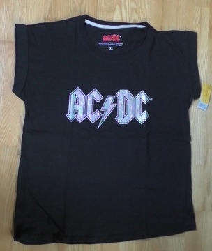 T-shirt damski AC/DC rozm. XL