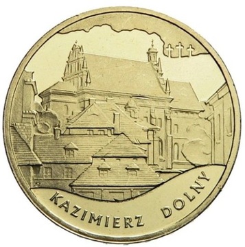 Moneta 2zł Kazimierz Dolny