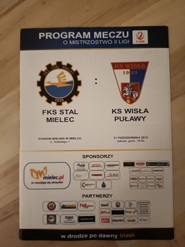 Program Stal Mielec - Wisła Puławy 2015/16