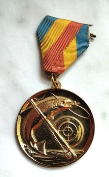 Medal rybaka mistrzostwa II miejsce .