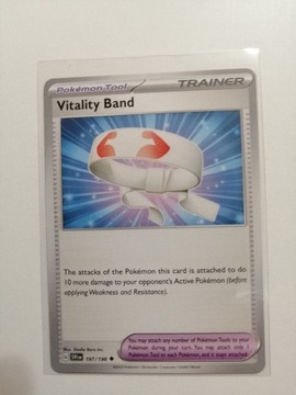 Karta Pokemon Vitality Band (SVI 197) 