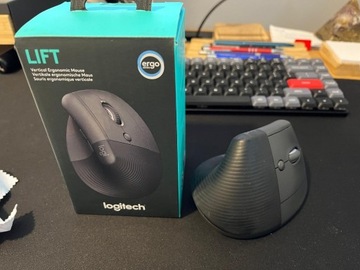 Mysz Logitech LIFT Grafitowa