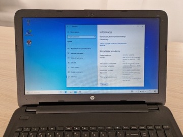 Laptop HP 255 A6-6310 4GB RAM 256GB SSD SPRAWNY