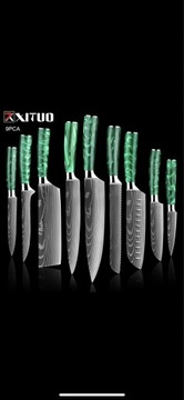 XITUO 1-10 sztuk noże kuchenne zestawy Pro Chef 