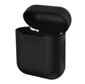 Apple AirPods 1 2 silikonowe etui case czarny 