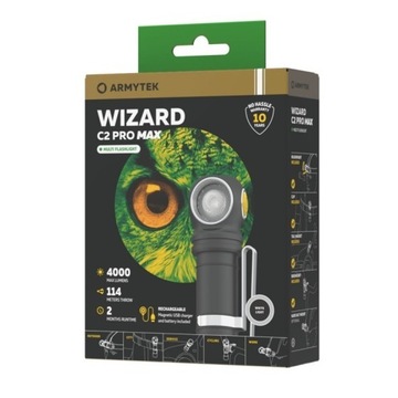 Armytek Wizard C2 Pro Max Magnet USB White, 4000lm