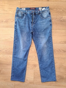 Spodnie jeans męskie. Niebieskie. W36 / L32