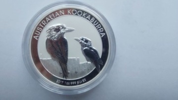 Srebrna moneta, KUKABURA 1oz. 2017 rok.