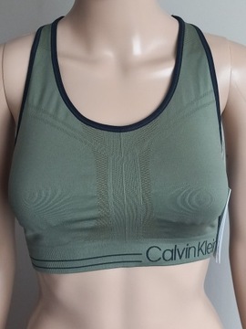 Top sportowy damski Calvin Klein XL oliwkowy