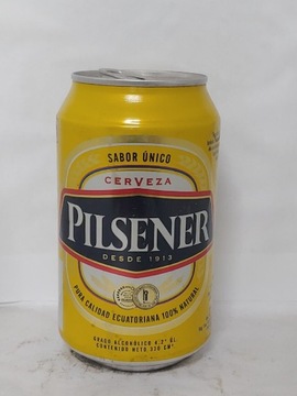 Puszka po piwie Pilsener Ekwador piwo