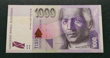 Słowacja 1000 korun 2007 UNC
