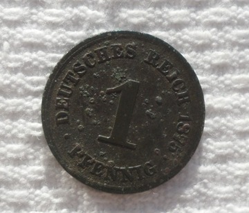 Niemcy Wilhelm 1 fenig pfennig 1875 A Berlin Prusy