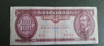  Banknot 100 Forintów 1989 r.