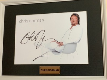 Chris NORMAN - autograf wokalista "SMOKIE"