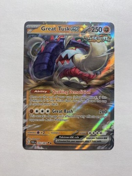 Pokemon TCG Paldean Fates Great Tusk 053/091