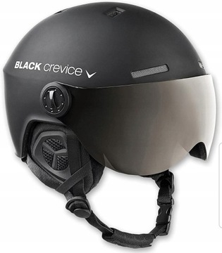 Black Crevice Kask narciarski Matt Black 51-54cm