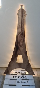 Dekoracja świecąca wieża eiffla do zawieszenia 