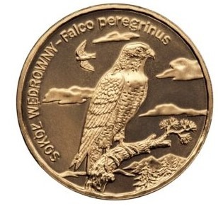 Moneta 2 zł "Sokół Wędrowny"