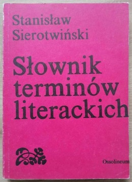 Słownik terminów literackich Sierotwiński