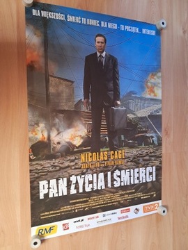 PAN ŻYCIA I ŚMIERCI - N. Cage - Plakat kinowy NOWY