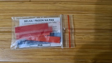 Belka Pagon na pas do Kimona czerwona, niebieska