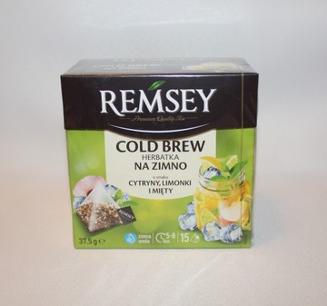 Herbata Remsey na zimno mięta cytryna limonka 15t