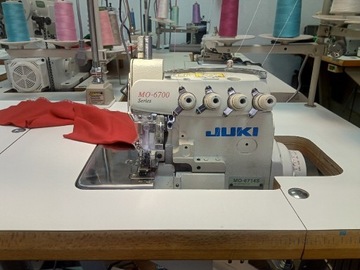 Overlock 4 nitkowy JUKI 6714 s 230v servo