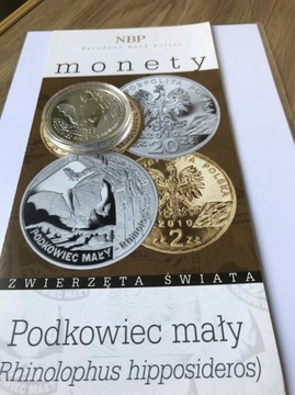 20 zł PODKOWIEC MAŁY z folderem 2010r