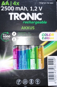 Akumulatorki Tronic 2500mah 