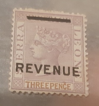 2 czyste znaczki Rewenue Siera Leone 