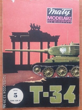 Mały Modelarz 5/1975 Czołg T-34