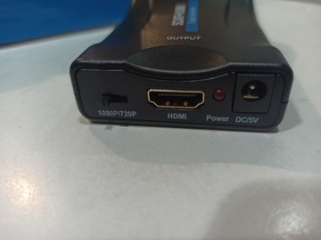 Adapter konwerter Euro SCART do HDMI