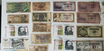 Mix banknotów świat 