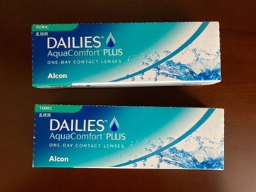 2x Dailies Aqua Comfort Plus Toric -5.00 -1.25x180