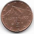 SLOVENSKO 1 CENT 2011 ROK.