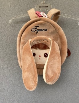 Metoo dom lalek nowy plecak króliś personalizowany Tymek Tymon