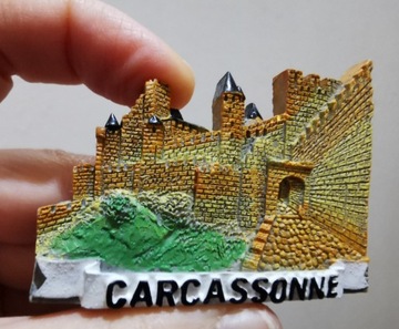 Zagraniczny magnes na lodówkę Francja Carcassonne