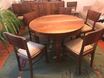 Stół z 1956 roku + 8 krzeseł 