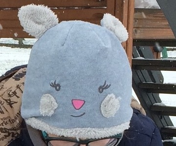 COOL CLUB Ciepła czapka MISIO r 54 super na zimę !