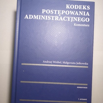 Kodeks postępowania administracyjnego Komentarz