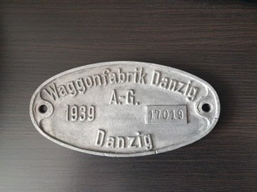 Waggonfabrik Danzig 1939r