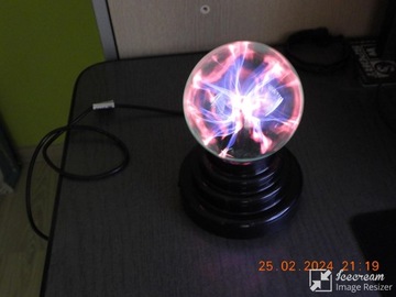Magiczna Lampa - Kula plazmowa - na dotyk Ø 8 cm